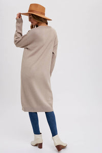 HIGH SLIT LONGLINE PULLOVER