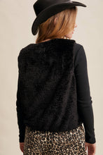 Load image into Gallery viewer, Reversible Tie-Front Fuzzy Vest
