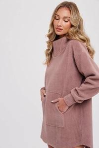 FLEECE HOODIE TUNIC