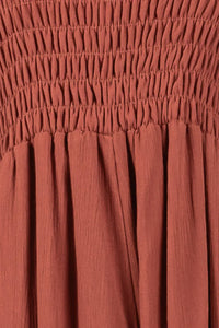 Smocked Detail Romper - NJU60420A-HV