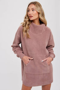 FLEECE HOODIE TUNIC