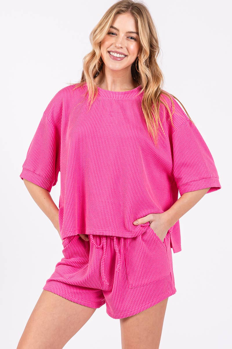 Ribbed Knit Lounge Top ONLY