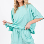 Ribbed Knit Lounge Top ONLY