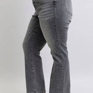 JUDY BLUE High Waisted Rhinestone Straight