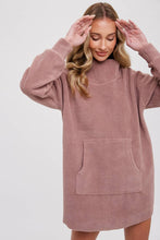 Load image into Gallery viewer, FLEECE HOODIE TUNIC
