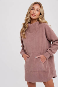 FLEECE HOODIE TUNIC