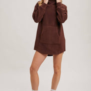 FLEECE HOODIE TUNIC