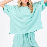 Ribbed Knit Lounge Top ONLY