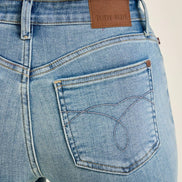 Multi-Inseam Mid Rise Flare