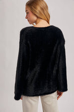 Load image into Gallery viewer, STRAPPY FRONT FUZZY PULLOVER
