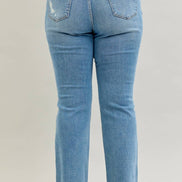 JUDY BLUE Mid Rise Destroy & Released Hem Bootcut