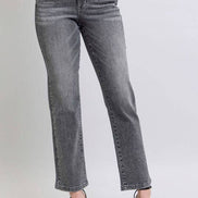 JUDY BLUE High Rise Rhinestone Straight
