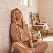 Scuba Wide Leg Pants (Half Zip Pullover Top Sold Separately)