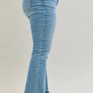 JUDY BLUE Mid Rise Destroy & Released Hem Bootcut