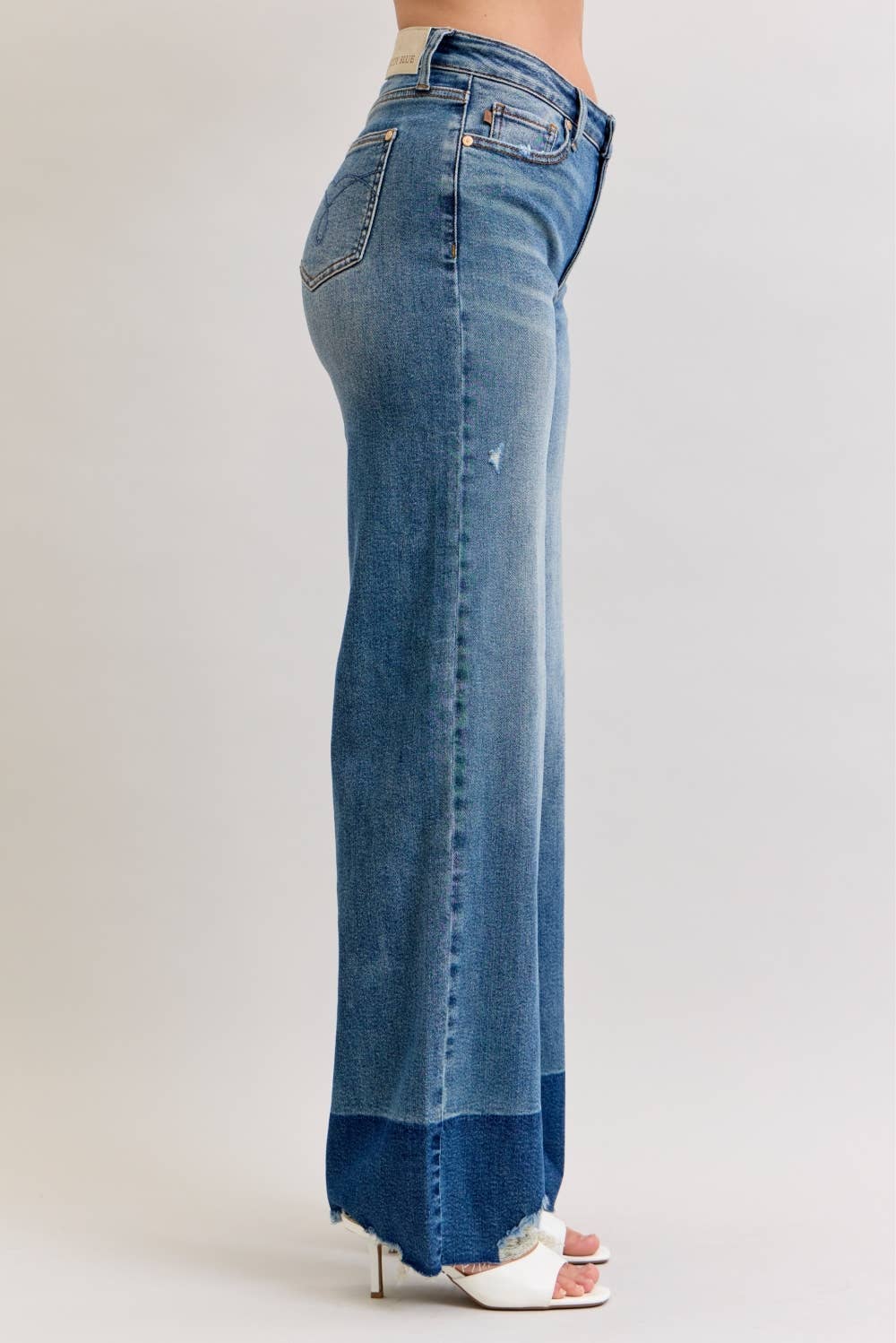 JUDY BLUE High Waisted Column Straight
