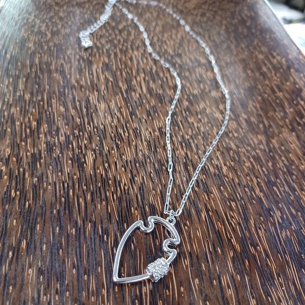 Small Arrowhead Bling Necklace Siler OR Gold