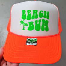 Load image into Gallery viewer, Beach Bum Neon Foam Trucker Hat
