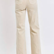 JUDY BLUE High Waisted Garment Dyed Destroy 90's Straight