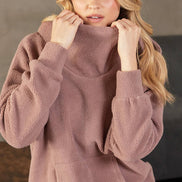 FLEECE HOODIE TUNIC