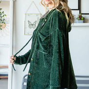 Hooded Chenille Shacket