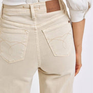 JUDY BLUE High Waisted Garment Dyed Destroy 90's Straight