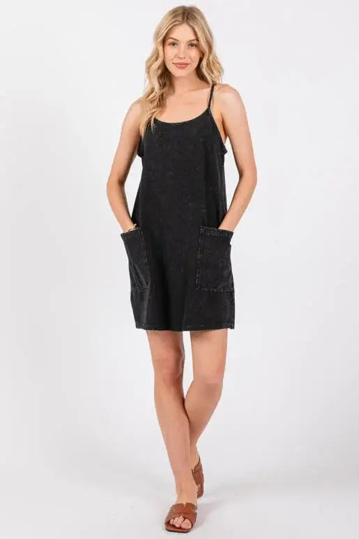 Garment Dye Cami Dress - D40854P