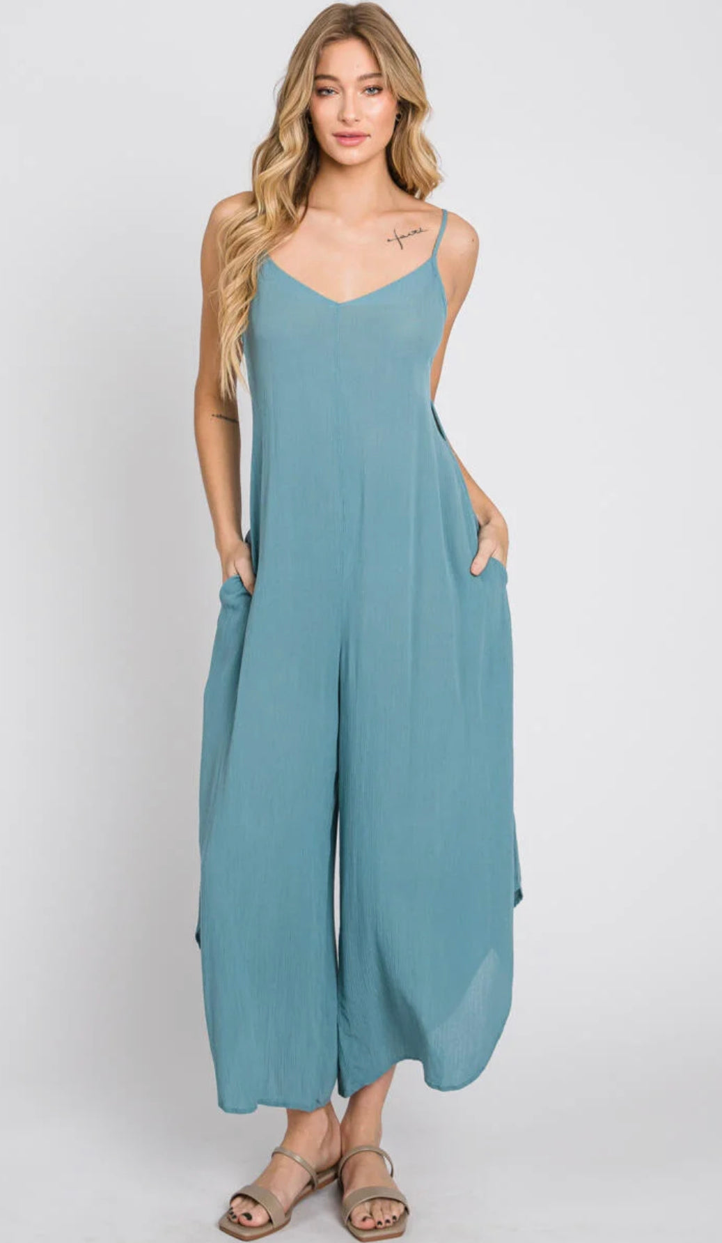 Cami Jumpsuit with Back Tie