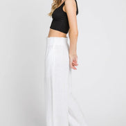 Linen White Pants