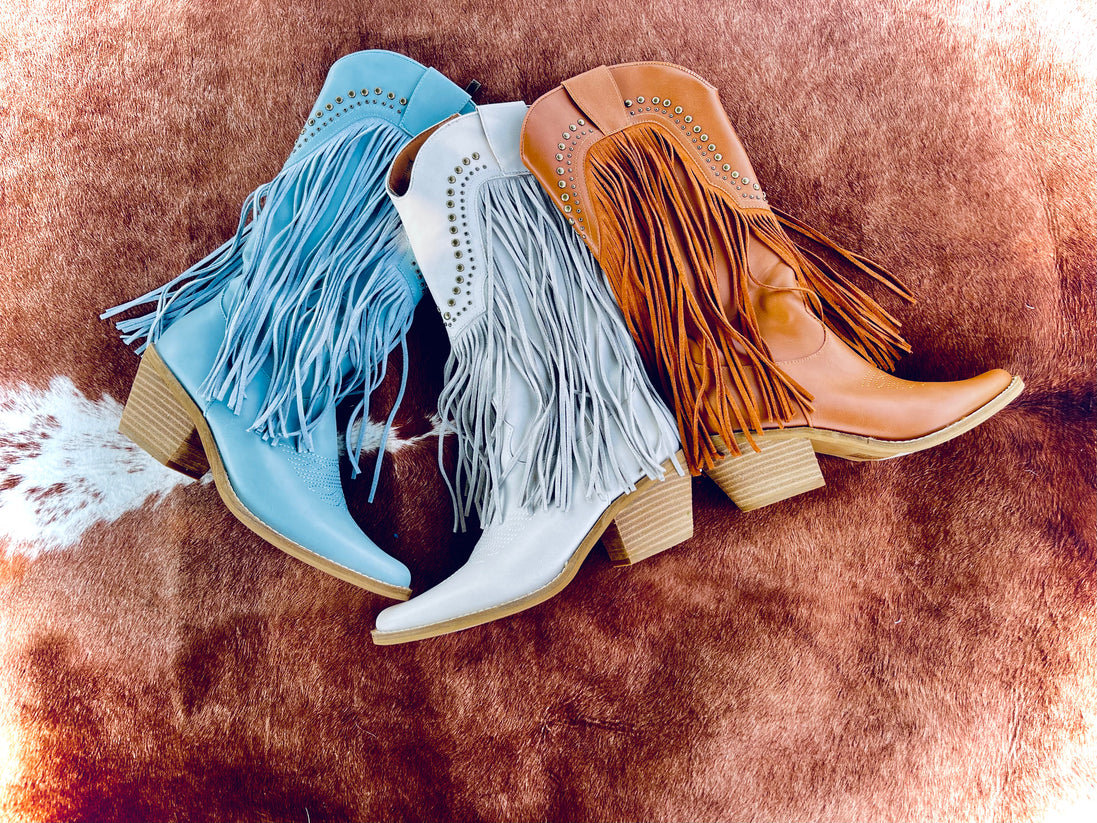 She’s Gone Country Fringe Boots