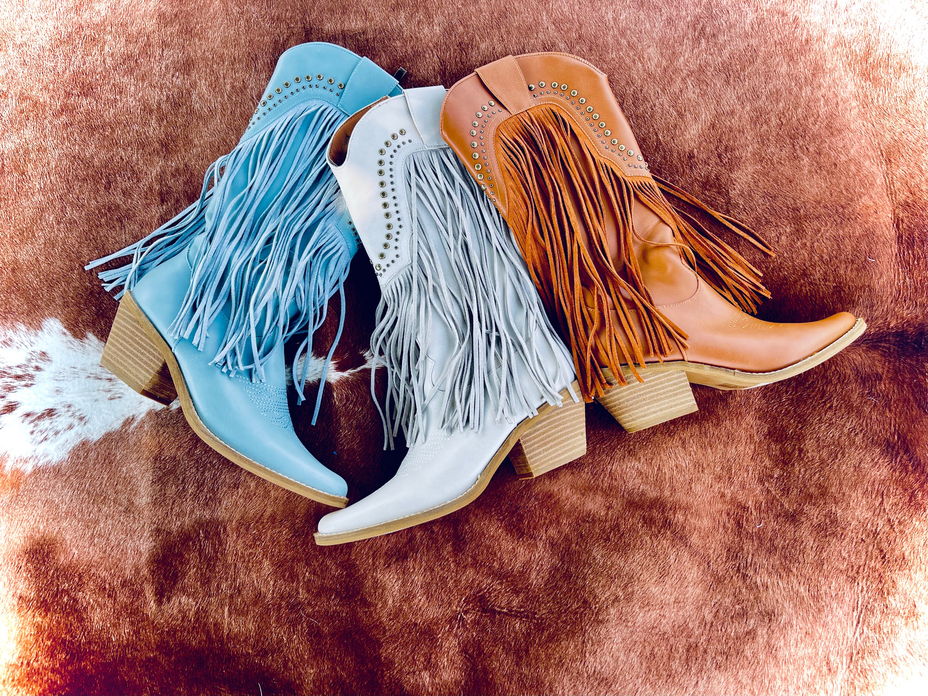 She’s Gone Country Fringe Boots
