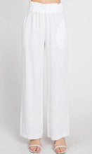 Load image into Gallery viewer, Linen White Pants
