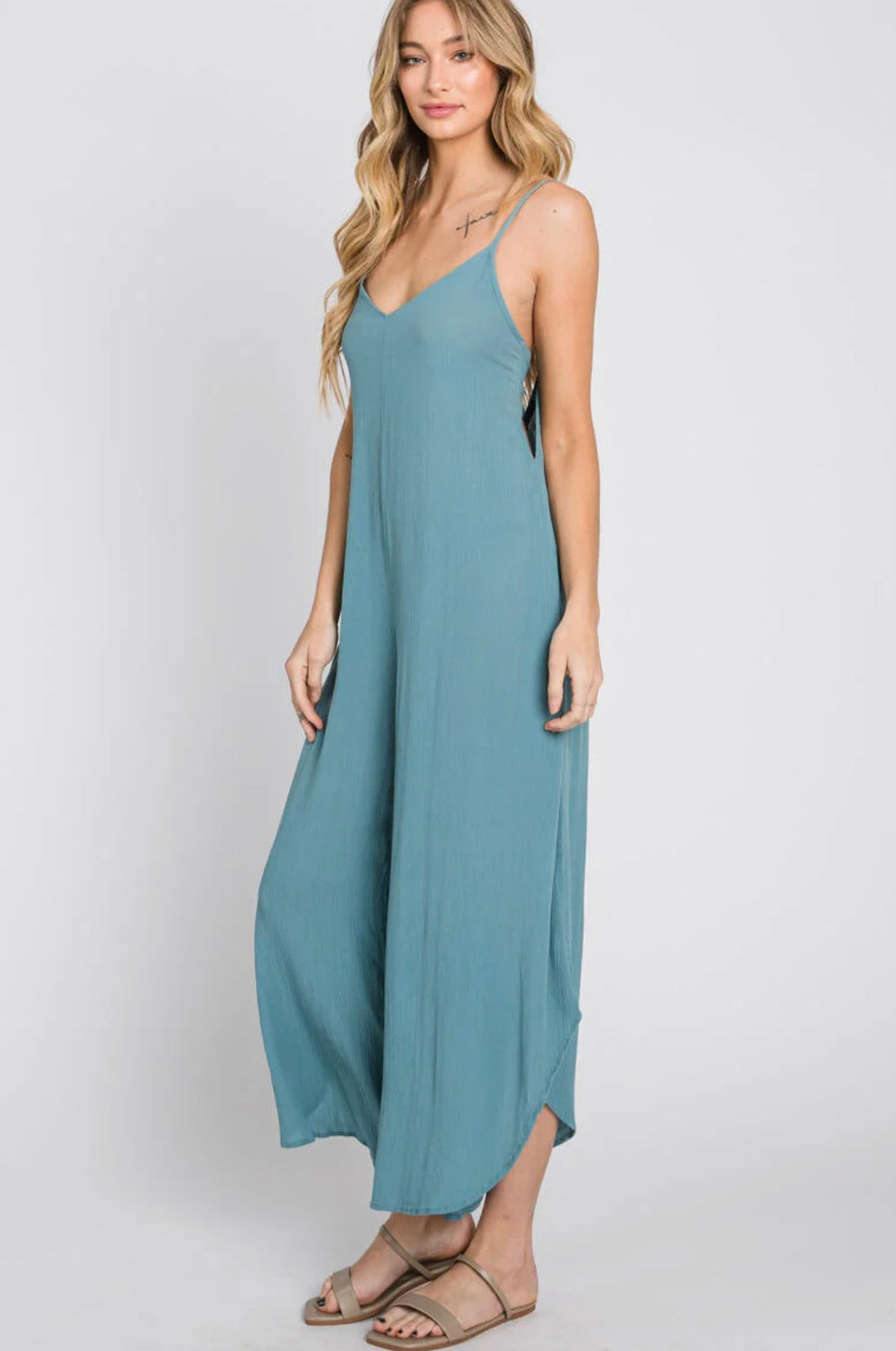 Cami Jumpsuit with Back Tie