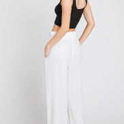 Linen White Pants