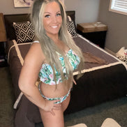Smocked Top Floral Swimsuit