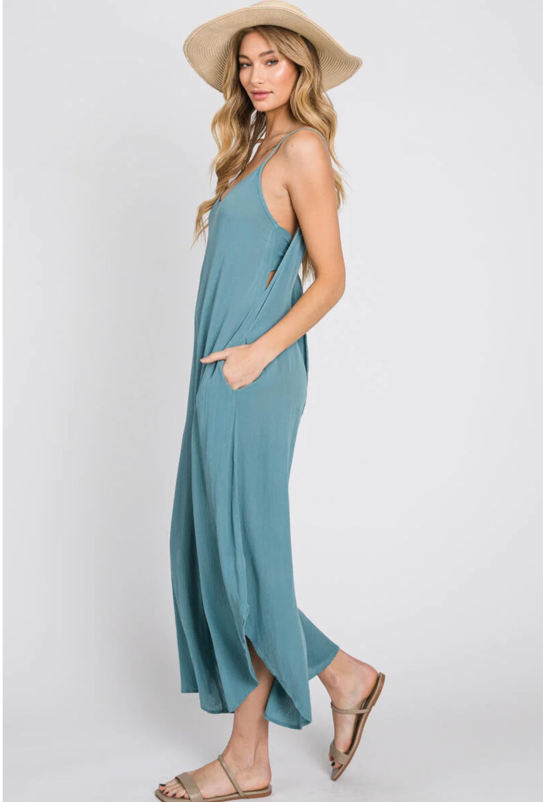 Cami Jumpsuit with Back Tie