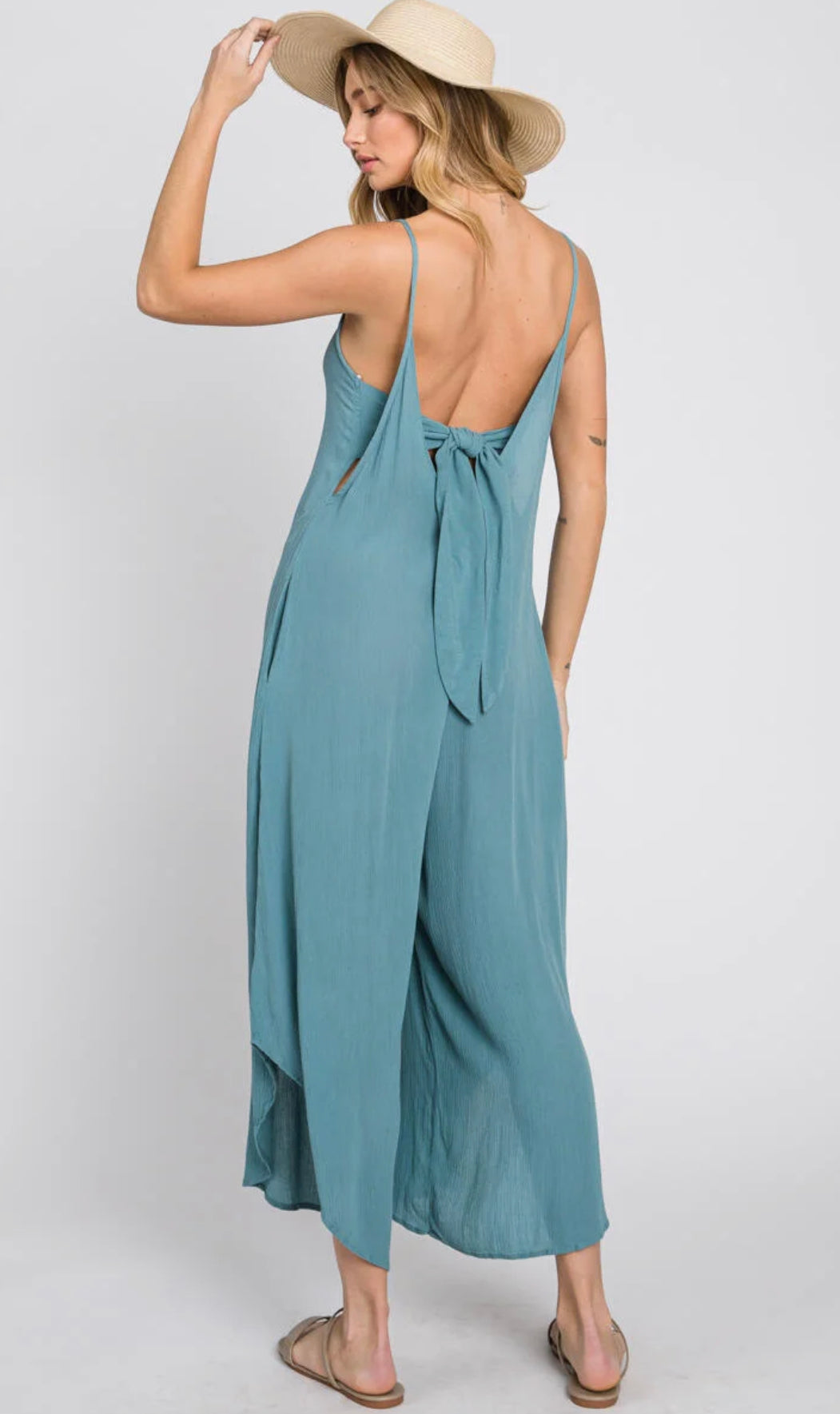 Cami Jumpsuit with Back Tie