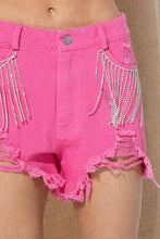 Load image into Gallery viewer, Rhinestone Denim Shorts (Available in 3 Colors)
