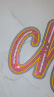 Sequin Chiefs Fancy Large Patch