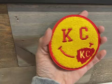 Load and play video in Gallery viewer, KC Smiley Chenille Patch
