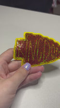 Load and play video in Gallery viewer, Sequin Kingdom Arrowhead Patch
