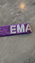 Load and play video in Gallery viewer, K-State EMAW Adjustable Sequin and Bead Purse Strap
