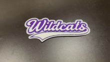 Load and play video in Gallery viewer, Wildcats Varsity Line Chenille Large Patch
