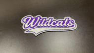 Wildcats Varsity Line Chenille Large Patch