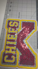 Load and play video in Gallery viewer, KC Chiefs Sequin X-Large Patch
