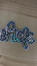 Load and play video in Gallery viewer, Chiefs Lettering Patch - White
