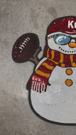 Sequin Snowman Chiefs Large Patch