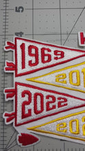 Load and play video in Gallery viewer, Super Bowl Years Pennant Patch
