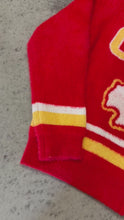 Load and play video in Gallery viewer, Chiefs Fuzzy Zip-Up Sweater
