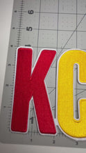 Load and play video in Gallery viewer, KC Red &amp; Yellow Letters Patch
