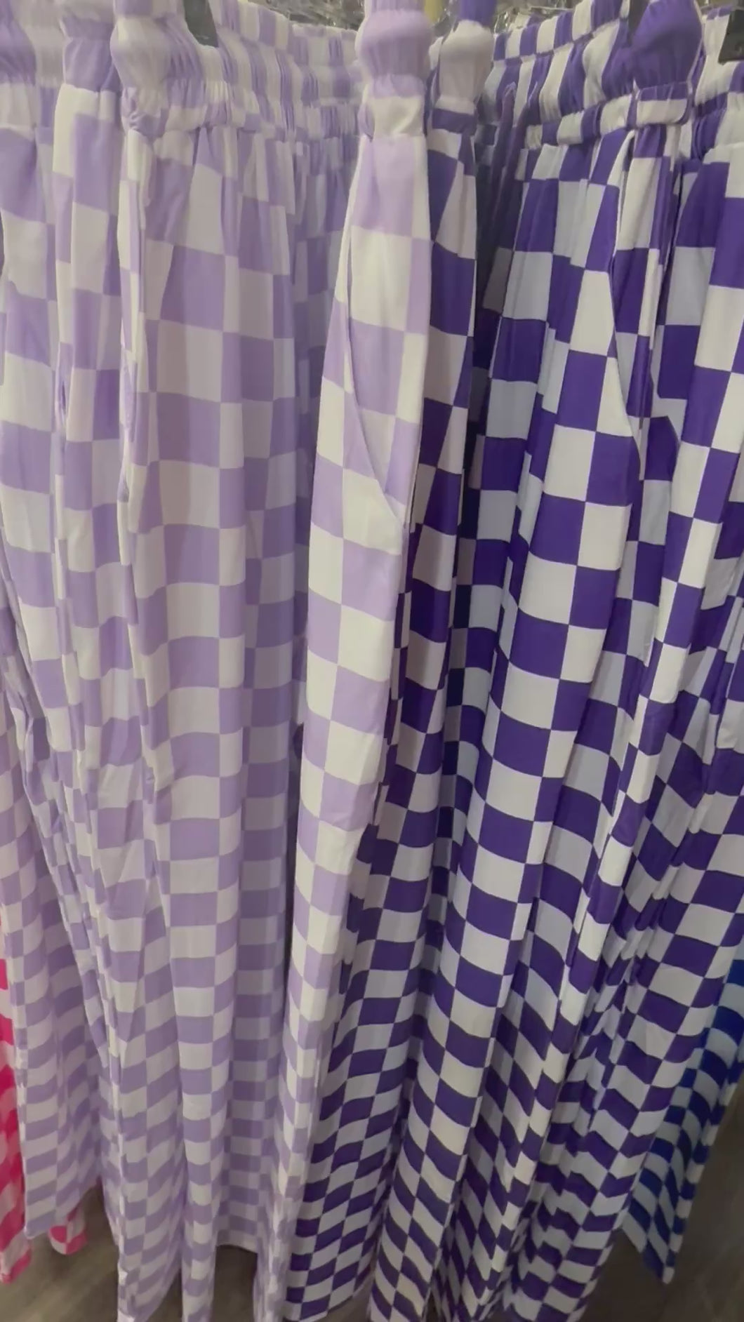 Checkered Pants